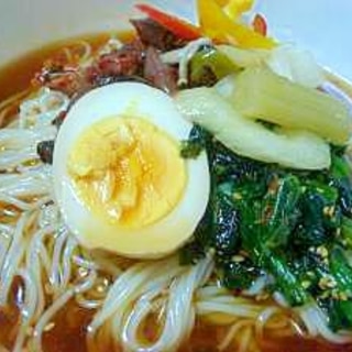 栄養満点！元気が出る冷麺